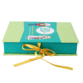 Custom printed jewelry packaging book shaped gift box